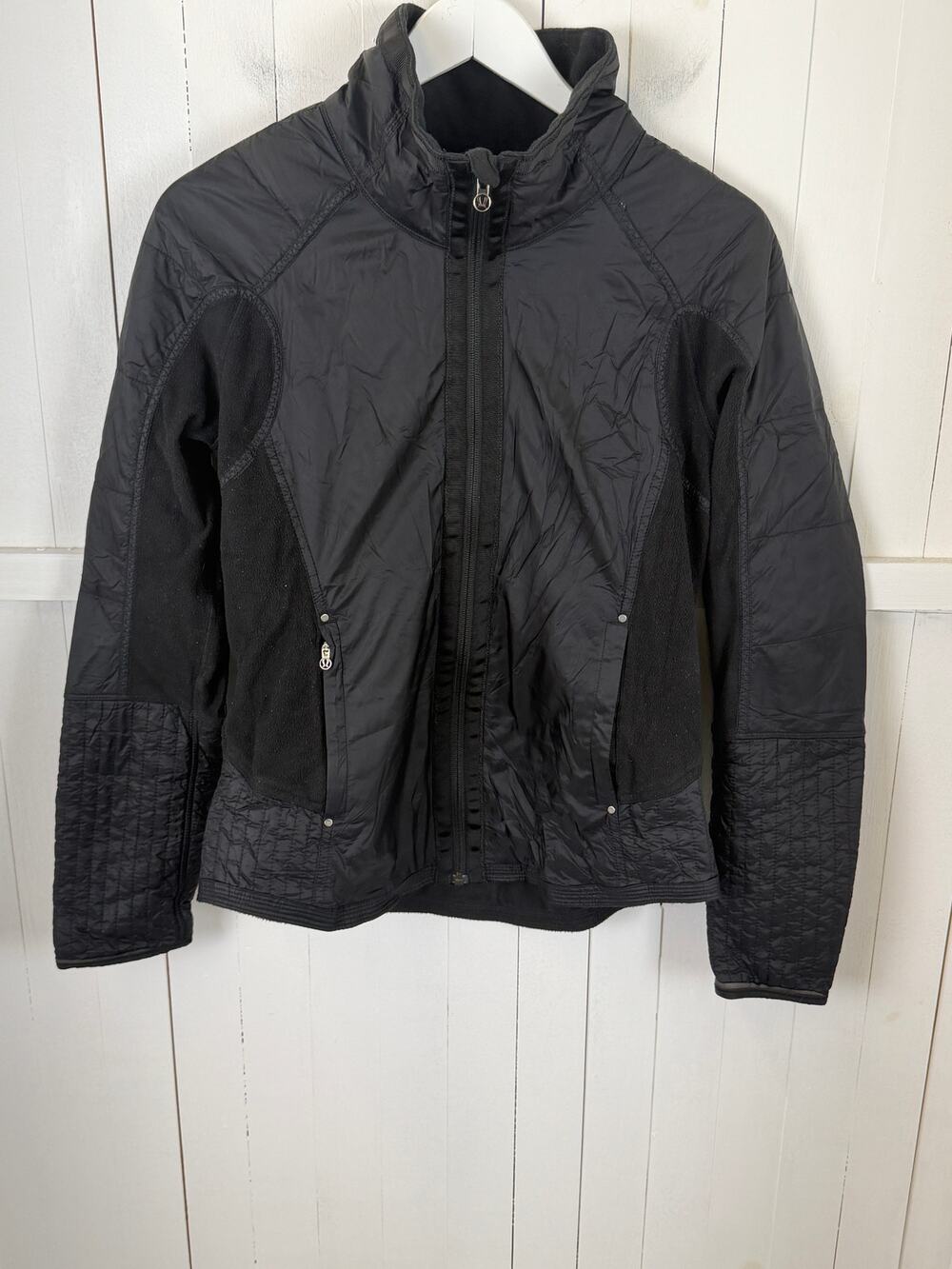 Lululemon Black Nylon Activewear Jacket Women’s Size 8